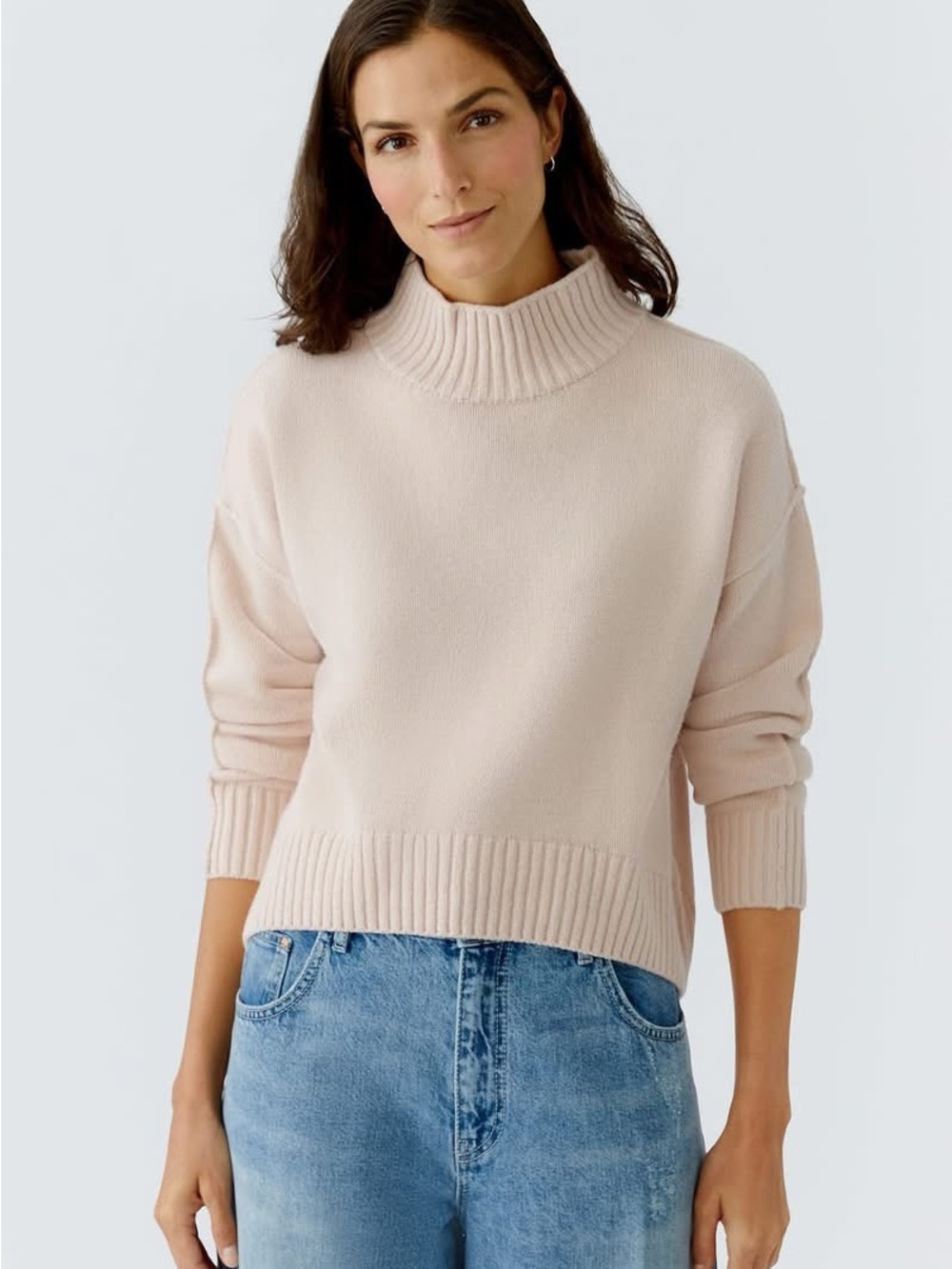 Gap Women’s Knit Cotton Sweater In Light Oak Beige Size SP